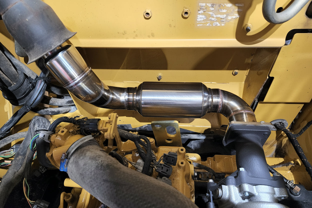 Cat 289D /D3 Exhaust