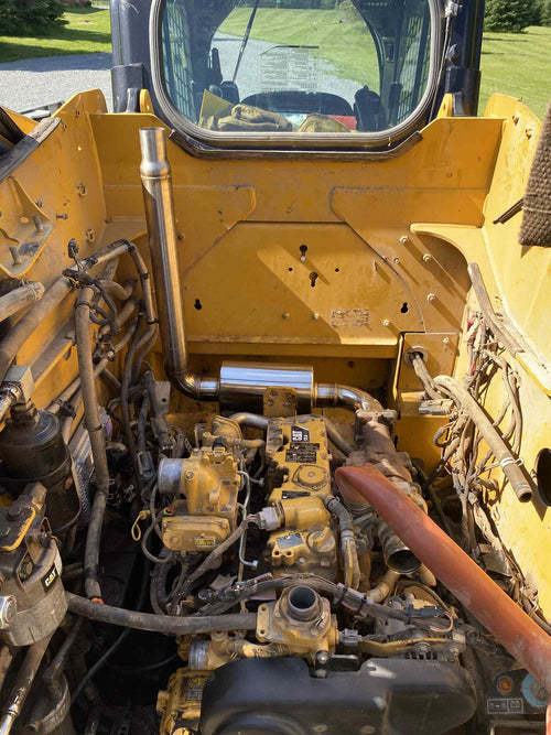 Cat 299D2 299D3 Exhaust